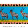 2019 MASAI KUDU acrilico su tela cm 80 x 30....................euro 800
