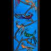 2020 PARADISE BIRDS  acrilico su tavola cm 25 x 135................euro 800
