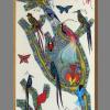 2016  PARADISE BIRDS  acrilico su tela cm 30 x 70 ..........euro 500