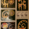 2023 PRIMITIF acrilico su piastrelle e legno cm 54 x71...........euro 600