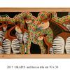 2017  OKAPIS  acrilico su tela cm 70 x 30 ..........euro 500