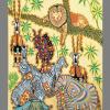 2010  AFRICA TATTOO  acrilico su tela cm 75 x 115 .......not available