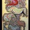 2010  AFRICA TATTOO  acrilico su tela cm 60 x 120 .......not available