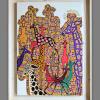 2013 JAZZ GIRAFFES  acrilico su tela cm 35 x 50 ..........not available