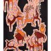 2012  ANIMAUX PRIMITIF  acrilico su tela cm 30 x 60.........not available