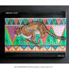 2018 GHEPARDO MASAI  acrilico su tela cm 40 x 30..........euro 500