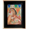2018  MASAI LIONS  acrilico su tela cm 25 x 35..........euro 400
