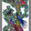 2014 PARADISE BIRDS  acrilico su tela cm 20 x 40 ..........not available