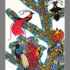 2014 PARADISE BIRDS  acrilico su tela cm 20 x 40 ..........not available