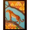 2018  MASAI LEOPARD  acrilico su tela cm 35 x 50..........euro 500