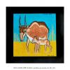 2018  ANTILOPE SAIGA  acrilico su tavola cm 30 x 30...................not available