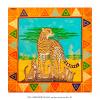 2018  MASAI GHEPARDO  acrilico su tela cm 40 x 40..........euro 500
