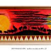 2019  MASAI  GNU acrilico su tela cm 80 x 25..................euro 500