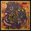 1999 - Tribal - acrilico su tela cm 70 x 70 - - -not available